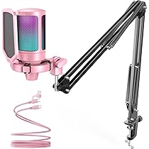 Amazon.co.jp: FIFINE USB コンデンサーマイク RGB光り カーディオイド